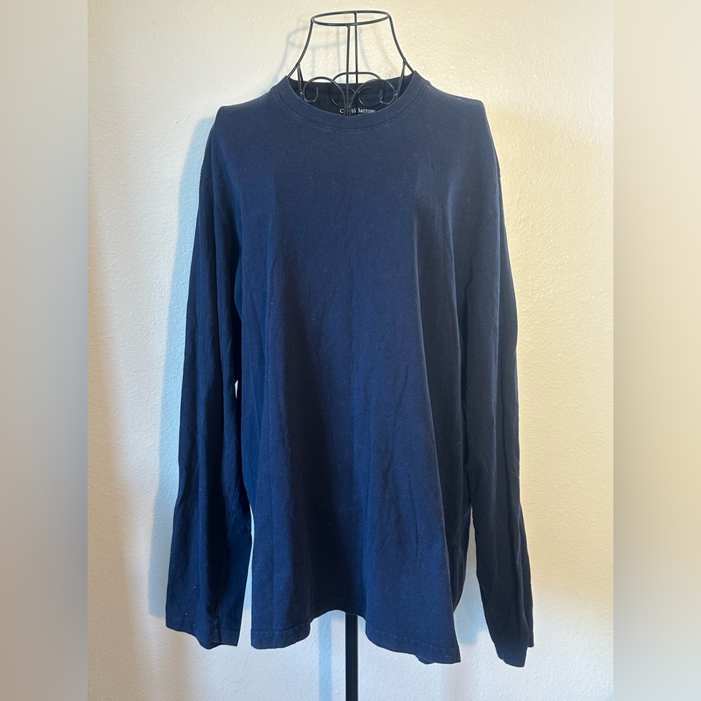 Croft & Barrow Navy Blue Long Sleeve